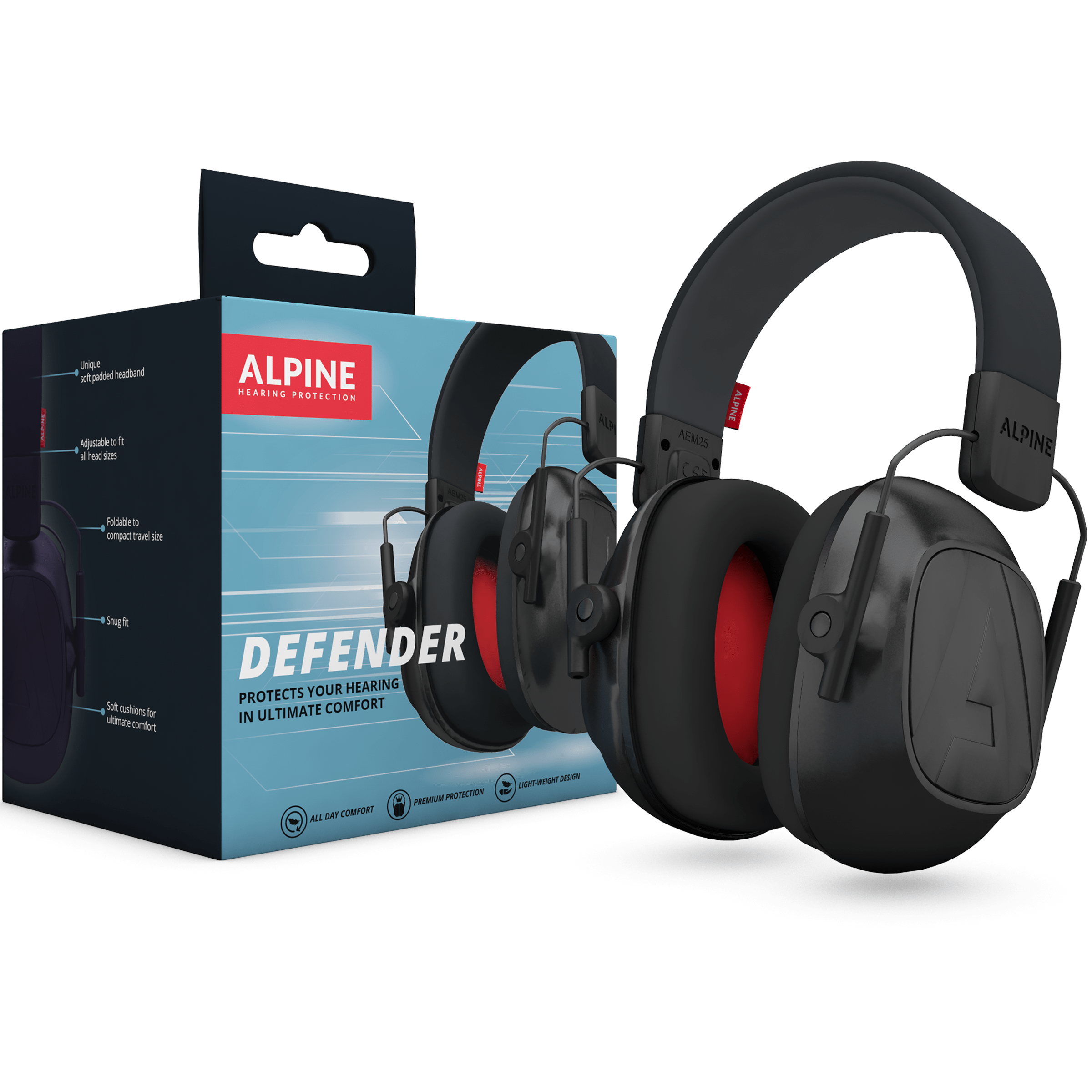 Alpine Defender Ear Muffs – Sensory Assist - Main Image