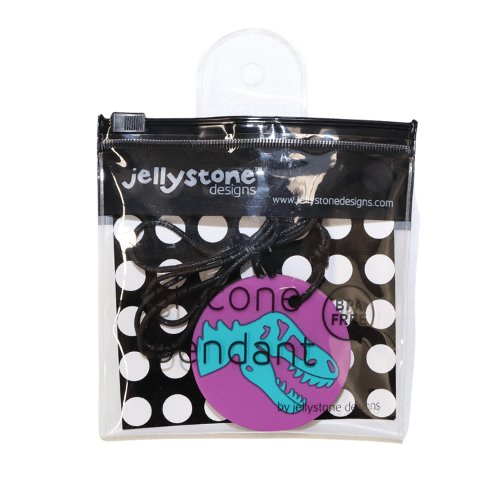 Jellystone Designs Chew Necklace Dino Pendant