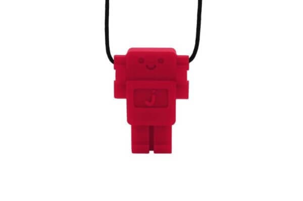Jellystone Designs Chew Necklace Robot Pendant Chew Necklace