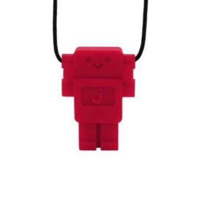Jellystone Designs Chew Necklace Robot Pendant Chew Necklace
