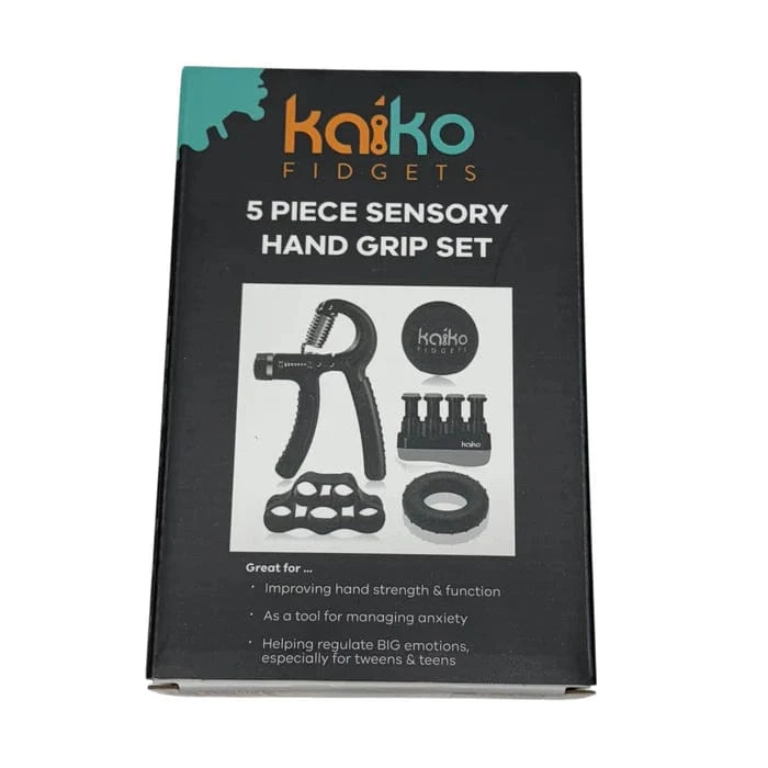 Kaiko Hand Function 5-Piece Hand Grip Set: Fidget, Strengthen, and Play