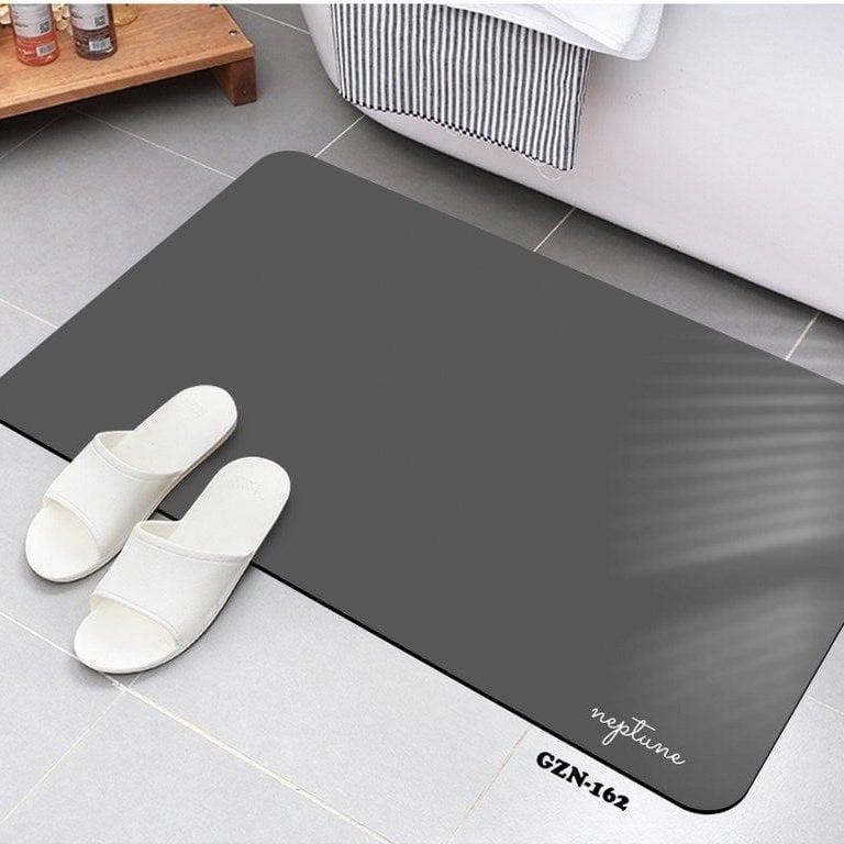 Neptune Blanket Bath Mats & Rugs Dark Grey Diatomite Fast Drying Bathmat (50x80cm)