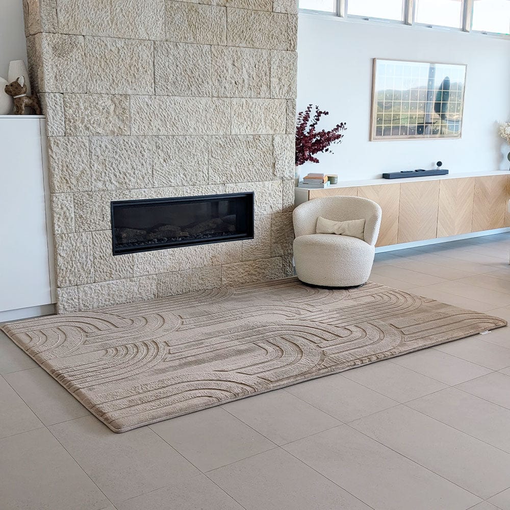 Neptune Blanket Floor Mat Medium - (1.5 x 2m) / Mocha - PRE ORDER 10/08/2025 The Mellow Mat® Cloud Haven 3D (Soft Touch Sensory Tatami Rug)