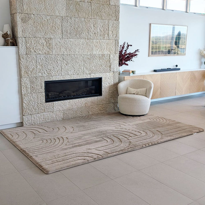 Neptune Blanket Floor Mat Medium - (1.5 x 2m) / Mocha - PRE ORDER 10/08/2025 The Mellow Mat® Cloud Haven 3D (Soft Touch Sensory Tatami Rug)