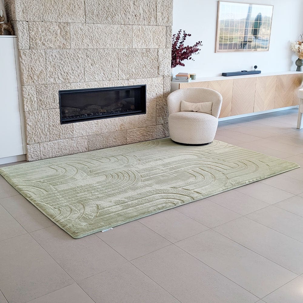 Neptune Blanket Floor Mat Medium - (1.5 x 2m) / Pistachio - PRE ORDER 10/08/2025 The Mellow Mat® Cloud Haven 3D (Soft Touch Sensory Tatami Rug)