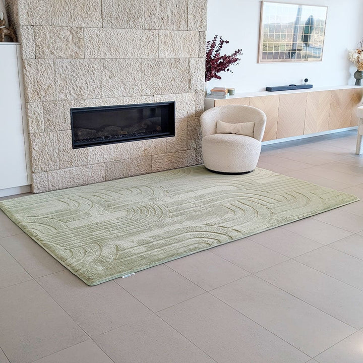 Neptune Blanket Floor Mat Medium - (1.5 x 2m) / Pistachio - PRE ORDER 10/08/2025 The Mellow Mat® Cloud Haven 3D (Soft Touch Sensory Tatami Rug)