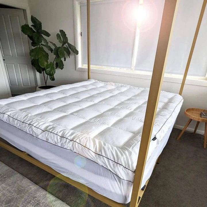 Neptune Blanket Mattress Topper Single (92x188cm) Luxury Mattress Topper