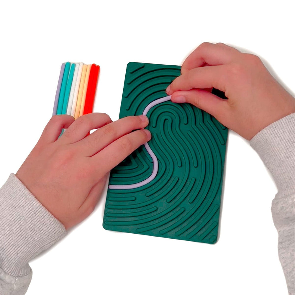 Sensory Support Classroom & School Tools Silicone Threading Board