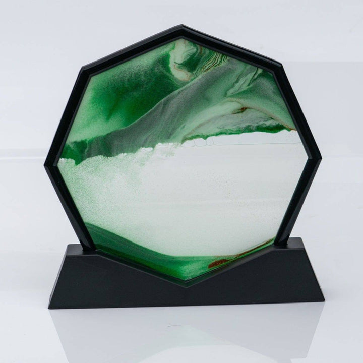 Sensory Support Sand Art Scape Green Sand Art Scape