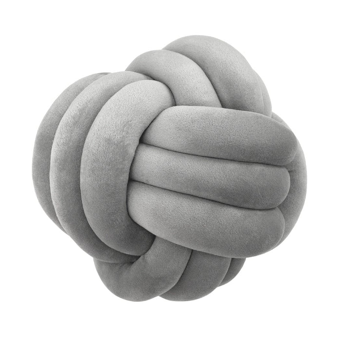 Sensory Support Weighted Therapy Light Grey Weighted Knot Ball for Sensory Relief