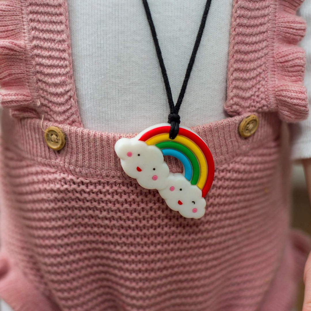 Why the Rainbow Pendant is the Perfect Chew Necklace for Kids and Adults