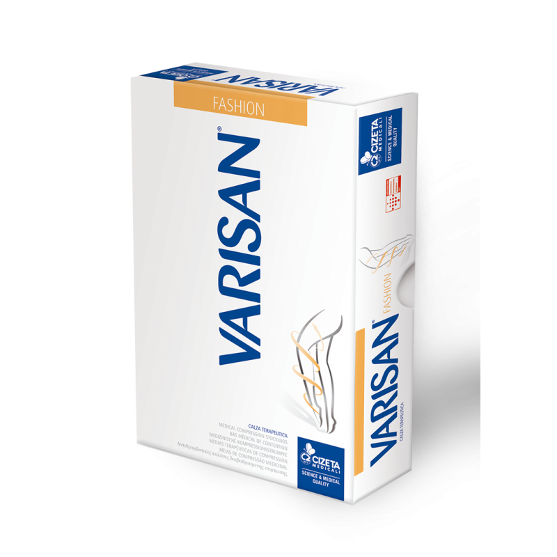 Varisan Thigh High Grip FASHION Stockings Short Ccl.2 (Open Toe) FA4E9