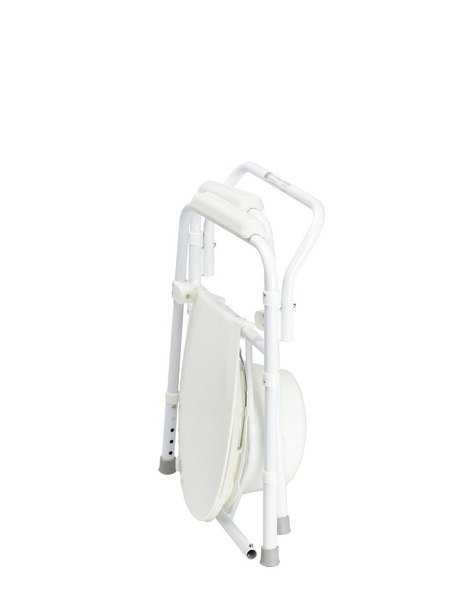Delta T14 commode folded flat for storage