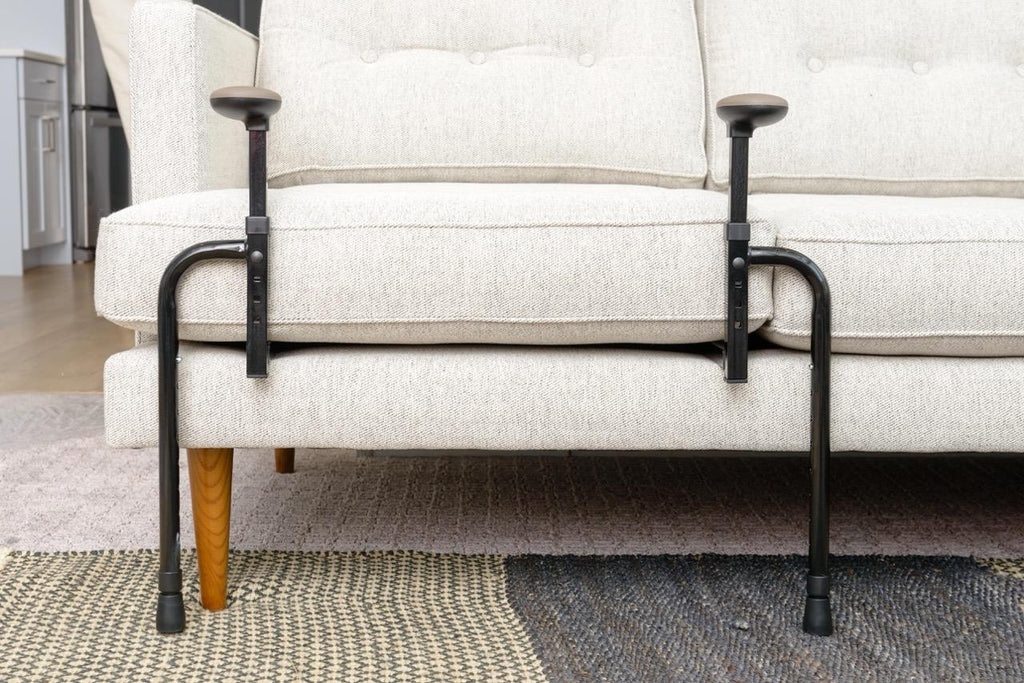 EZ Stand-N-Go beside a sofa