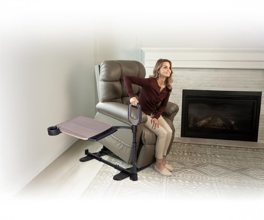 Woman relaxing with the Wonder Tray Premium