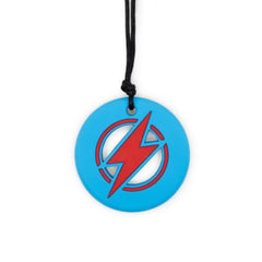 Jellystone Designs Chew Necklace Blue Strike Energy Pendant