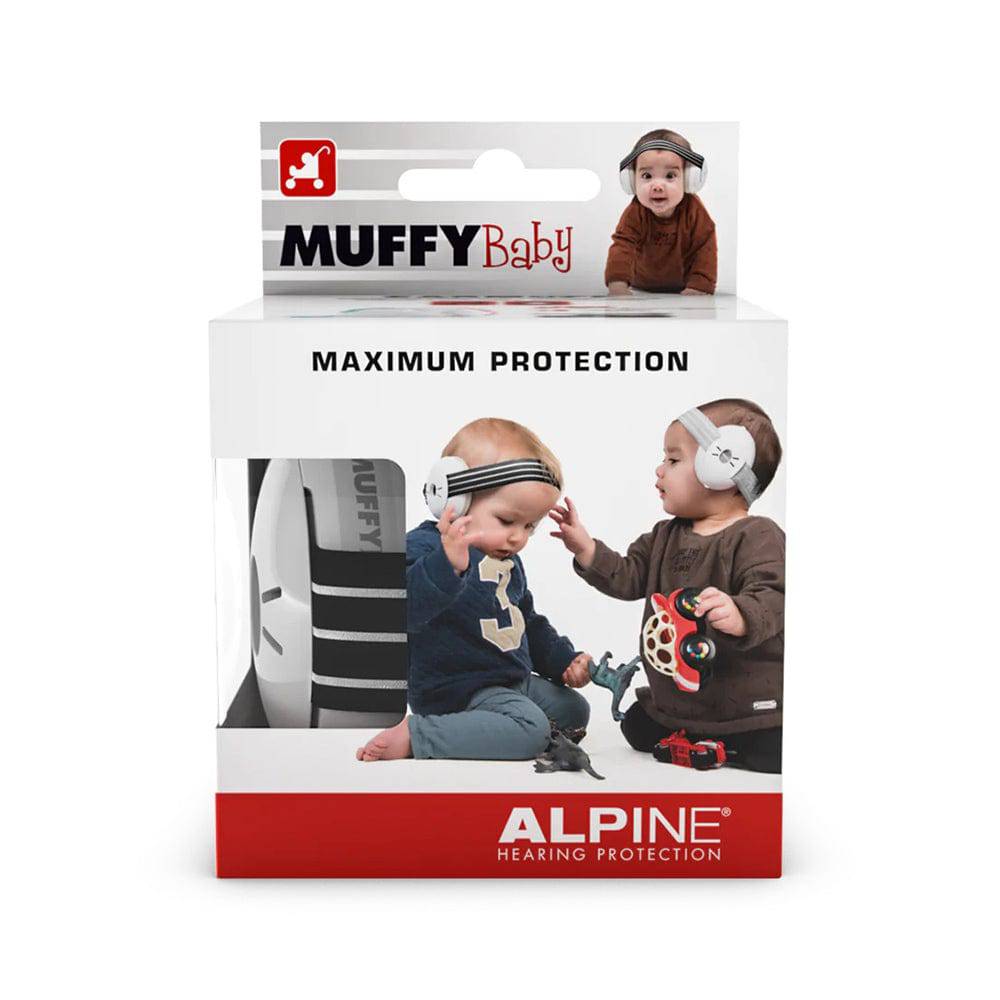 Alpine Hearing Protection Black Alpine Muffy Baby Ear Muffs