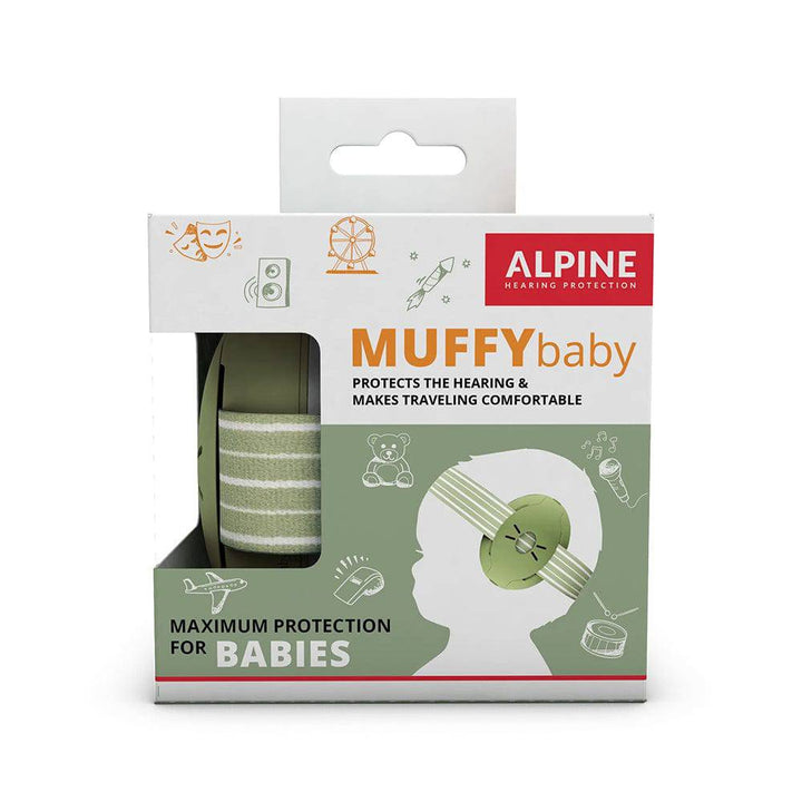 Alpine Hearing Protection Green Alpine Muffy Baby Ear Muffs
