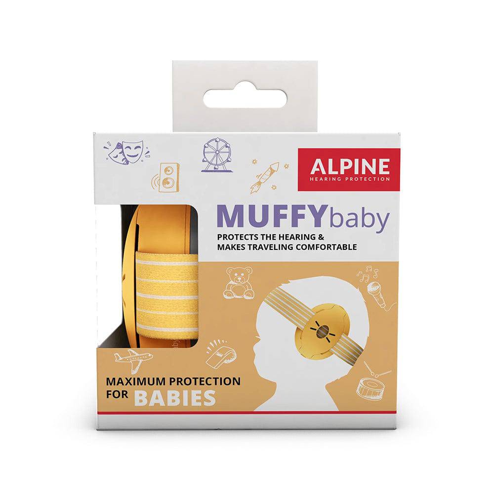 Alpine Hearing Protection Yellow Alpine Muffy Baby Ear Muffs