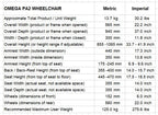 Max Mobility PA2 Paediatric Wheelchair