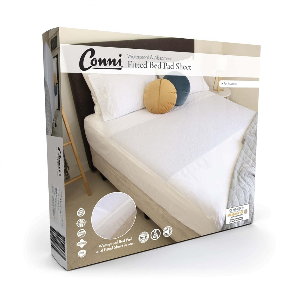 Conni Continence Care Conni Fitted Bed Pad Sheet - Single