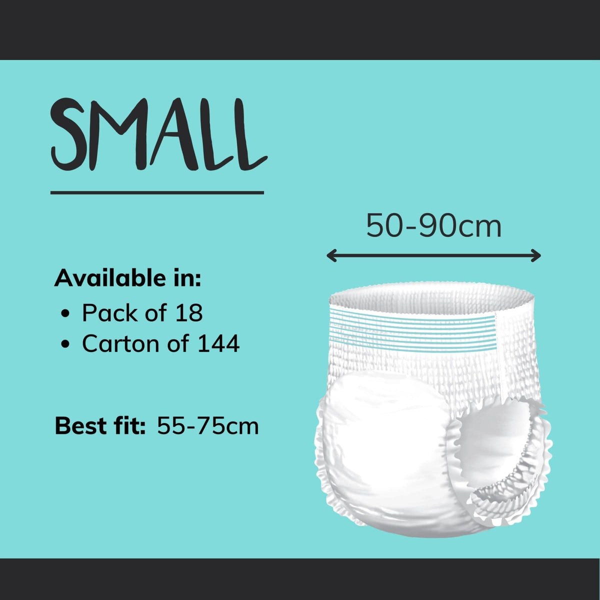 Conni Continence Care Conni Pull Ons Small (Carton of 144)