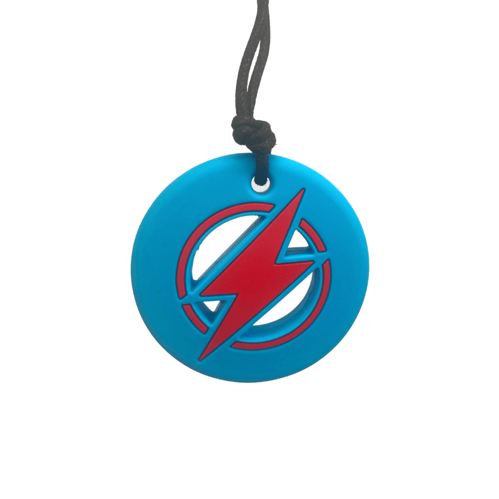 Jellystone Designs Chew Necklace Blue Strike Energy Pendant