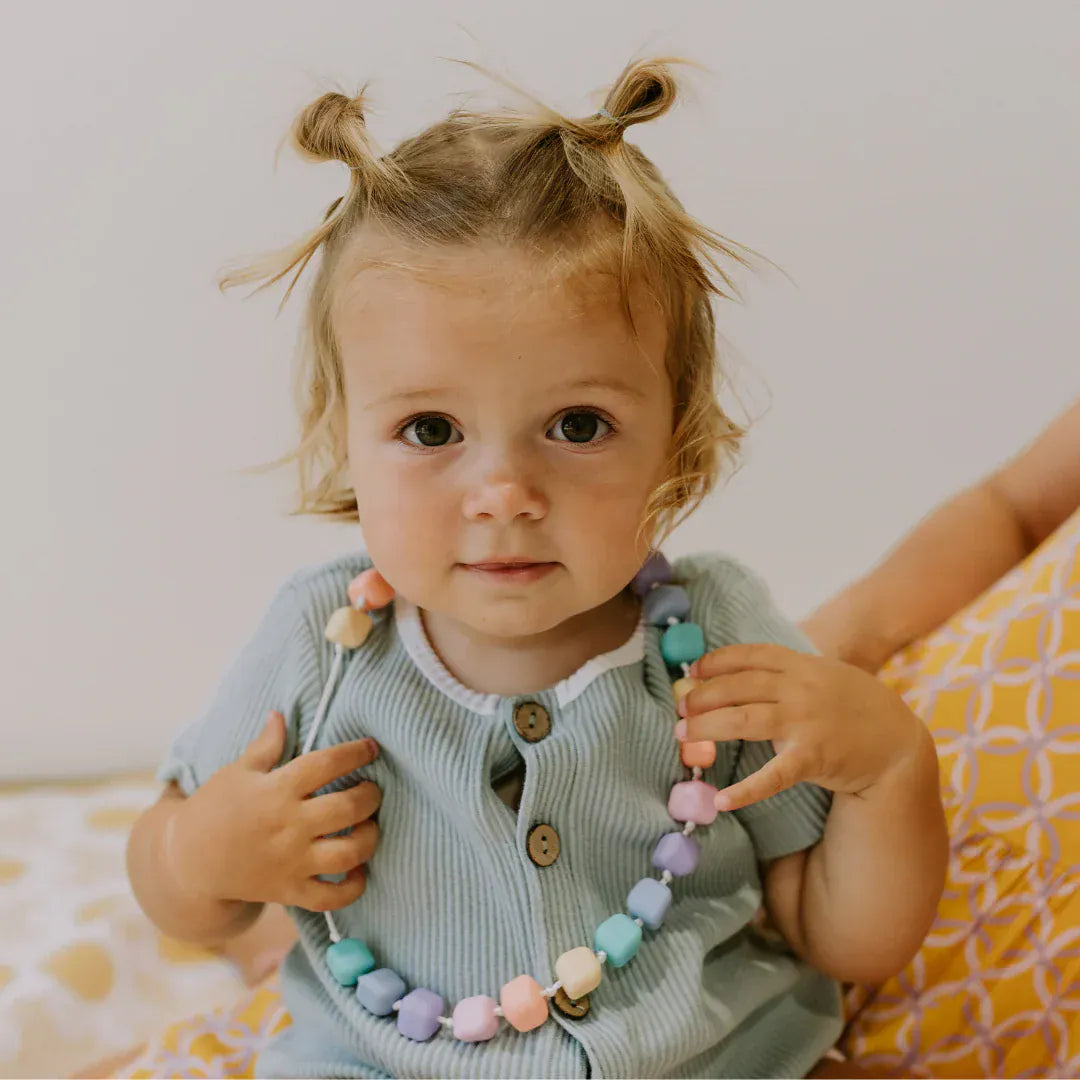 Jellystone Designs Chew Necklace Princess & The Pea Sensory Chew Necklace