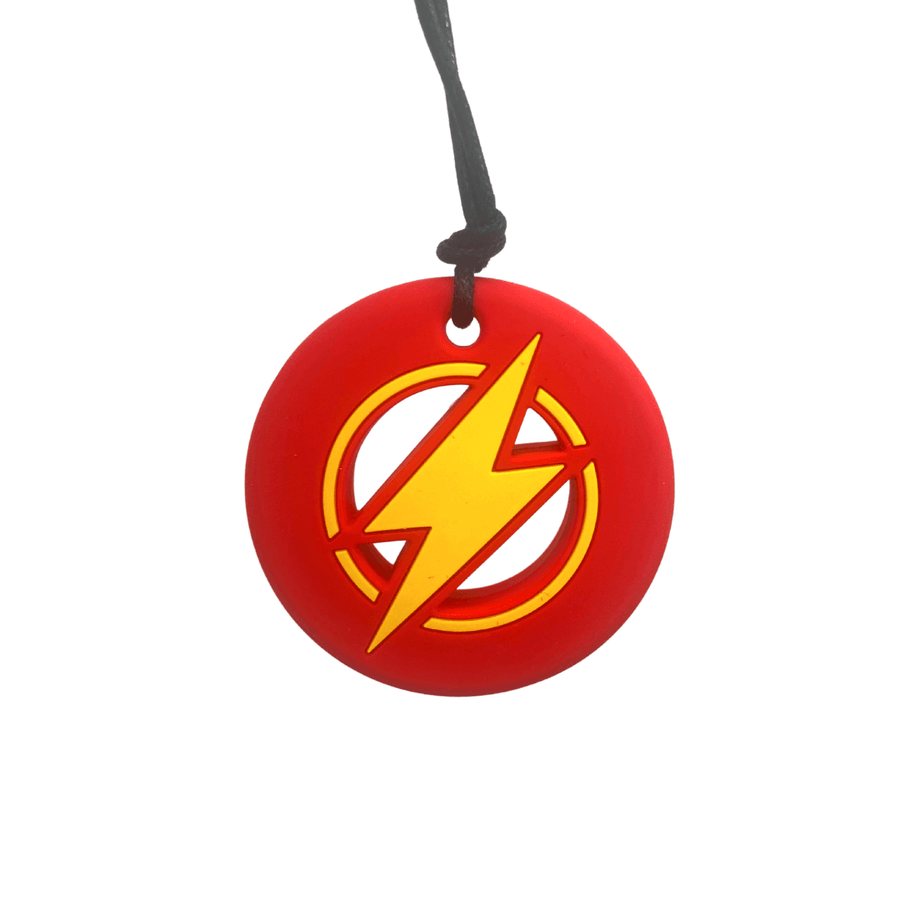 Jellystone Designs Chew Necklace Red Strike Energy Pendant