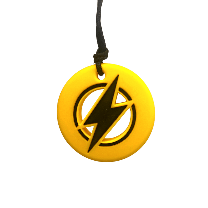 Jellystone Designs Chew Necklace Yellow Strike Energy Pendant
