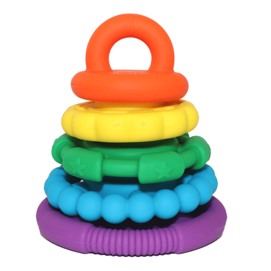 Jellystone Designs Teethers Rainbow Stacker and Teether