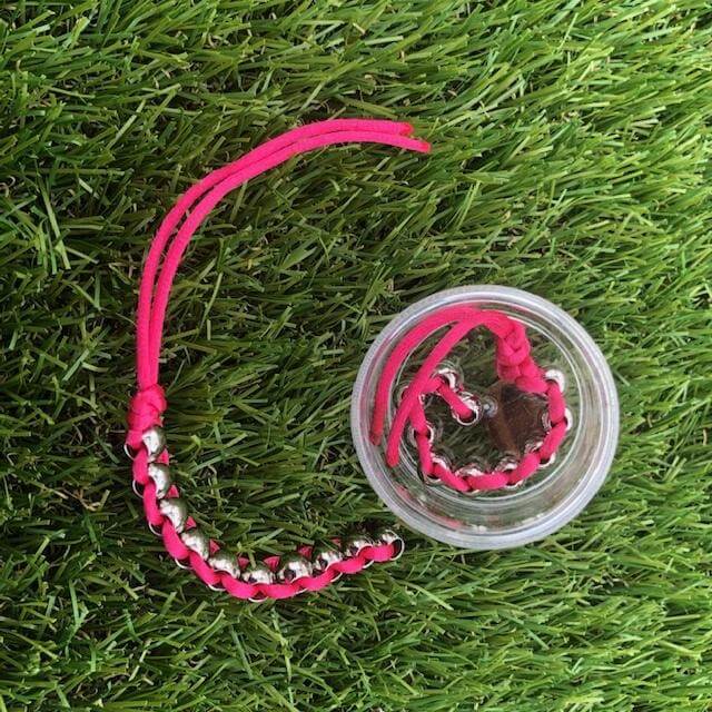 Kaiko Bracelets Hot Pink Caterpillar Fidget for Hand