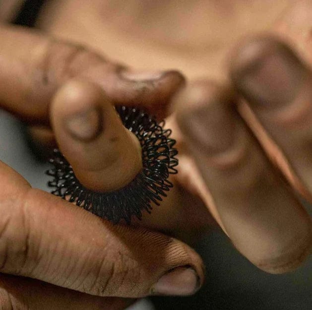 Kaiko Fidget & Fine Motor Black Kaiko Finger Spikey Duo, Standard & Tighter