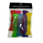 Kaiko Fidget & Fine Motor Black Kaiko Marble Mesh Fidgets, 8 Pack
