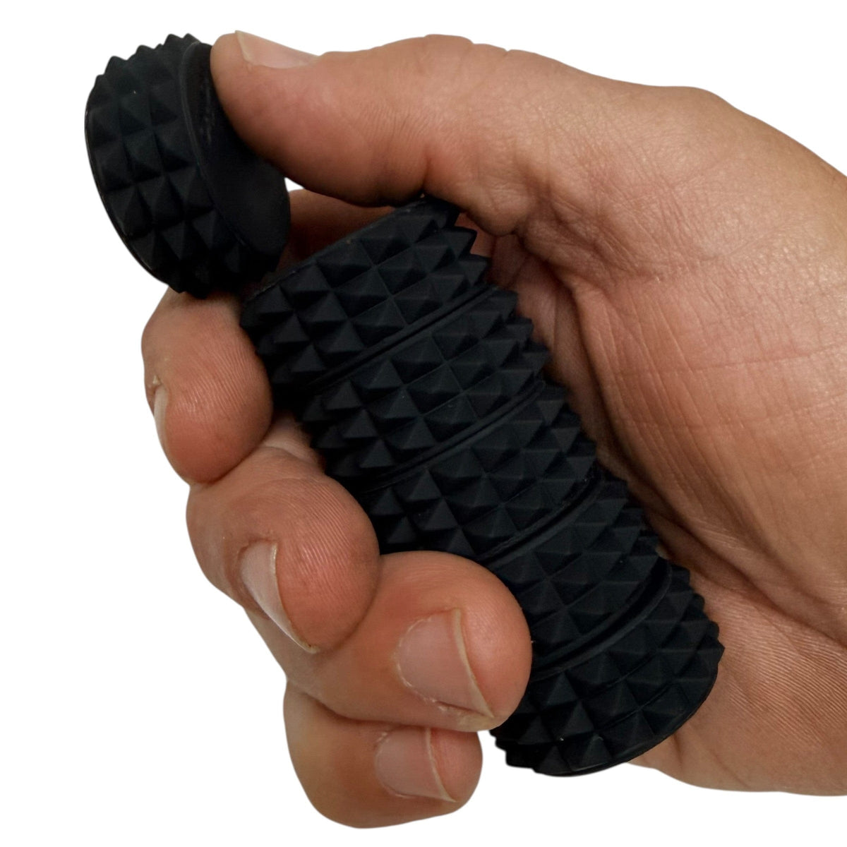 Kaiko Fidget & Fine Motor Black Textured Magnetic Fidget Stack, 6 Piece Set: MagStak Core