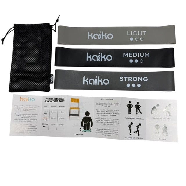 Kaiko Fidget & Fine Motor Kaiko Sensory Foot & Exercise Bands, Set of 3