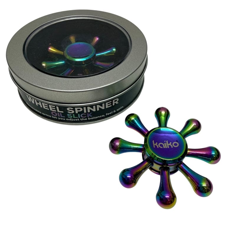 Kaiko Fidget & Fine Motor Kaiko Wheel Spinner, Oil Slick