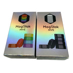 Kaiko Fidget & Fine Motor Magnetic Stacking Fidget, Smooth 6 Piece Set: MagStak Hive