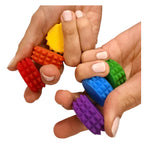Kaiko Fidget & Fine Motor Textured Magnetic Fidget Stack, 6 Piece Set: MagStak Core
