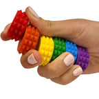 Kaiko Fidget & Fine Motor Textured Magnetic Fidget Stack, 6 Piece Set: MagStak Core