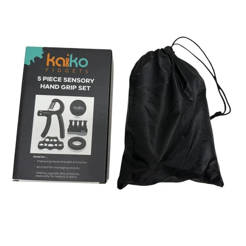 Kaiko Hand Function 5-Piece Hand Grip Set: Fidget, Strengthen, and Play