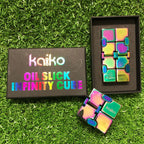 Kaiko Hand Function Infinity Cube Fidget - 165 grams Oil Slick