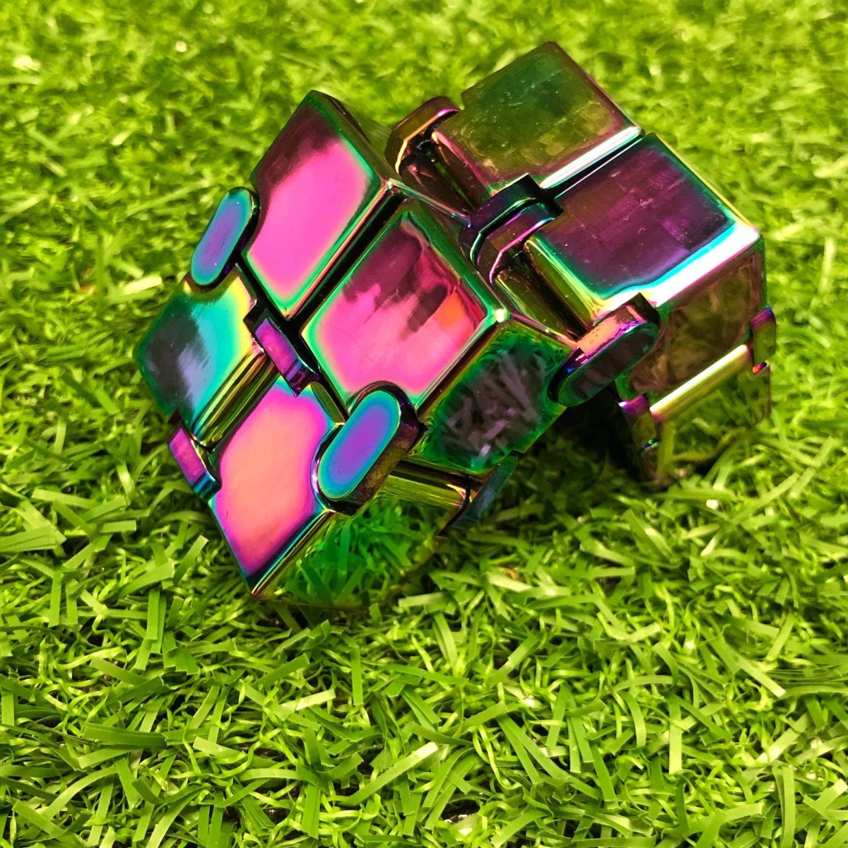 Kaiko Hand Function Infinity Cube Fidget - 165 grams Oil Slick