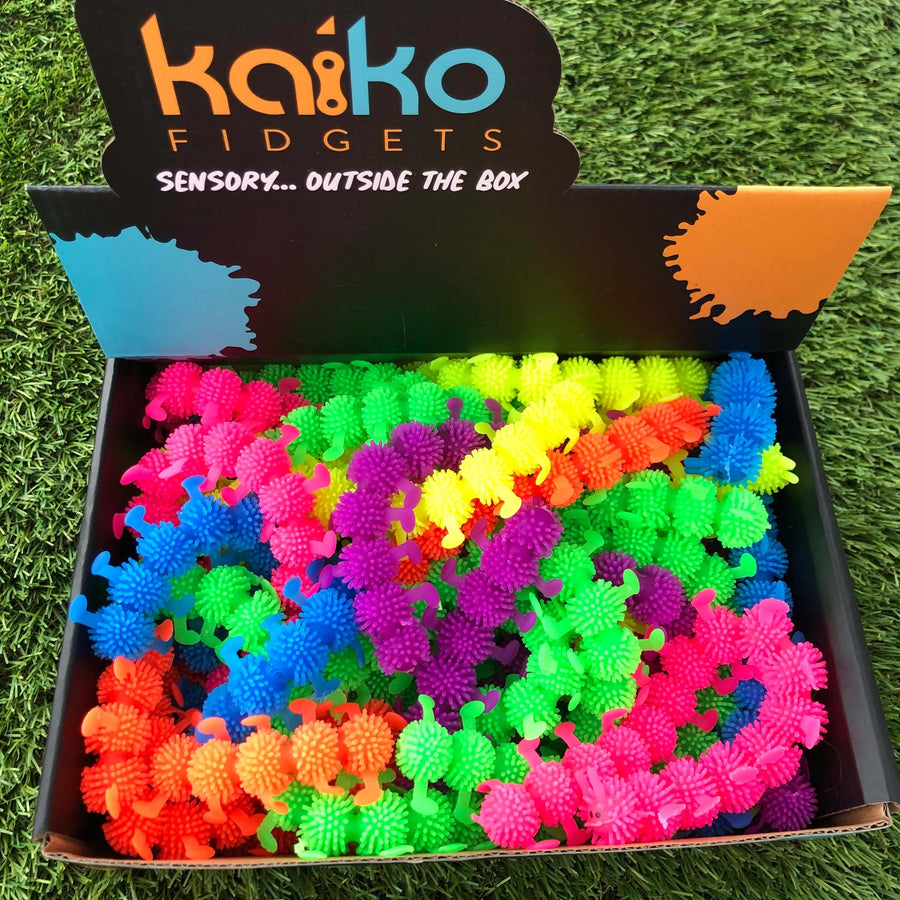 Kaiko Hand Function Vibrant Stretchy Squishy Caterpillars