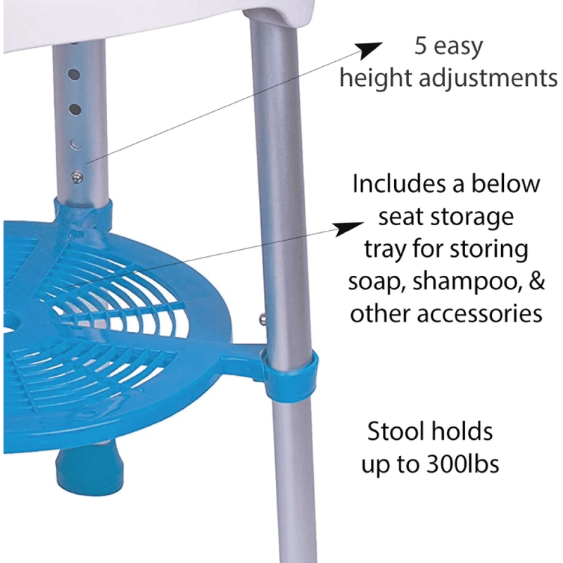 Max Mobility Bathroom & Toileting Max Mobility Delta S34 Swivel Shower Stool