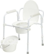 Max Mobility Bathroom & Toileting Max Mobility Delta T14 Folding Commode Seat & Lid