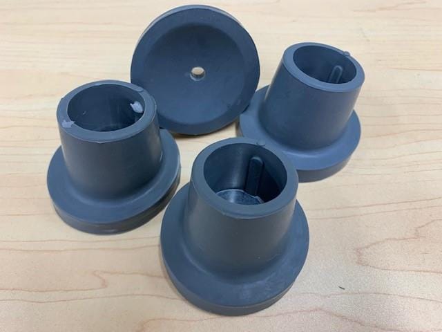 Max Mobility Parts & Accessories Max Mobility Delta S24 and C24 Shower Rubber Feet (Set of 4)