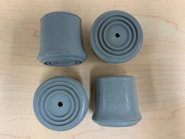 Max Mobility Parts & Accessories Max Mobility Delta T14 Commode Rubber Feet (Set of 4)