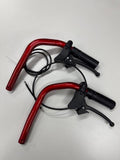 Max Mobility Parts & Accessories Max Mobility Omega LA1 Wheelchair Brake Handle Kit Red (Pair)
