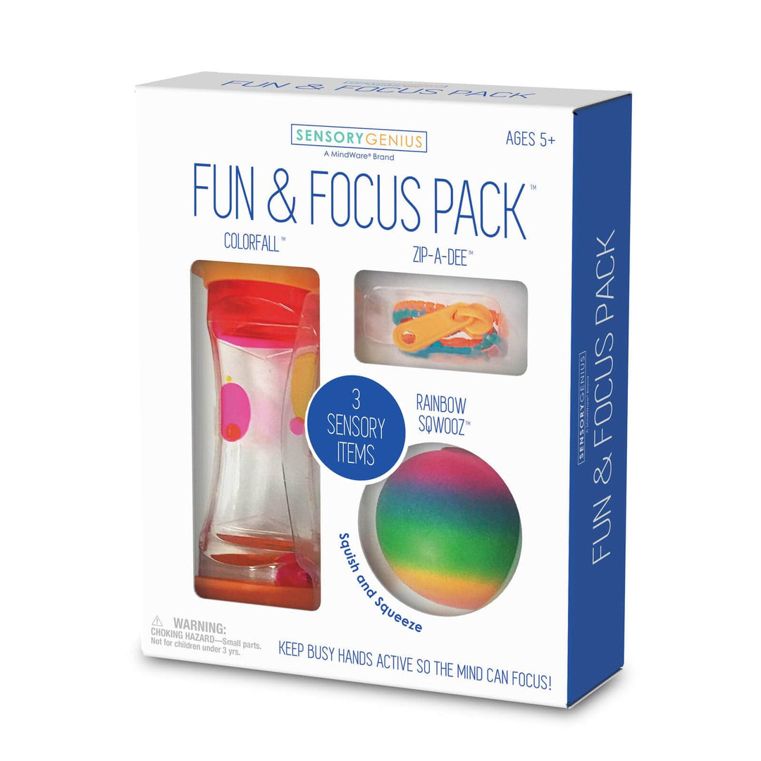 Mindware Sensory Genius Sensory Toys Sensory Focus Pack - 3 Items